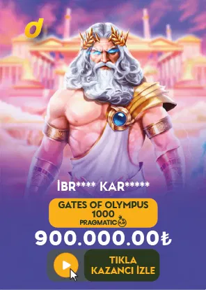 Zeus'un şimşekleri Damabet'te kazanç getirdi! Gates of Olympus 1000 oyununda 900.000 TL'lik devasa kazancın nasıl geldiğini görmek için hemen tıkla.