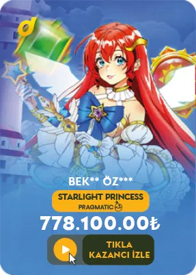 Damabet'te Starlight Princess büyüsü! Pragmatic Play'in bu popüler oyununda üyemiz 778.100 TL kazandı. Bu sihirli anı kaçırmamak için kazancı izle!