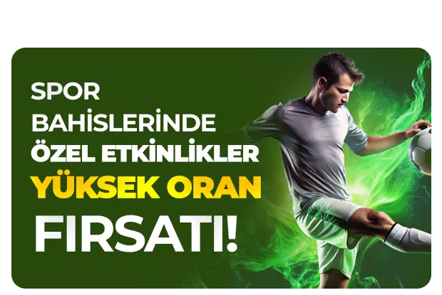 Damabet spor bahislerinde özel etkinlikler ve yüksek oran fırsatlarını kaçırmayın! Favori takımınıza en iyi oranlarla bahis yaparak kazancınızı maksimize edin.