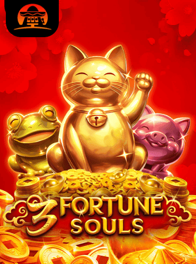 3 Fortune Souls | A Lucky Asian-Themed Slot Game Let good fortune find you in the 3 Fortune Souls slot. A golden lucky cat, a frog, and a pig bring prosperity and luck as you spin for big wins among gold coins.
