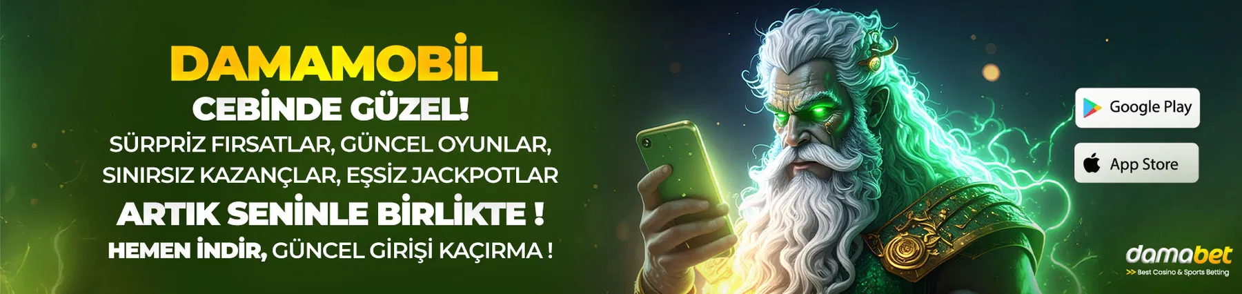 Damamobil cebinde güzel! Damabet mobil uygulaması ile sürpriz fırsatlar, güncel oyunlar ve sınırsız kazançlar artık seninle. Hemen indir, güncel girişi kaçırma!